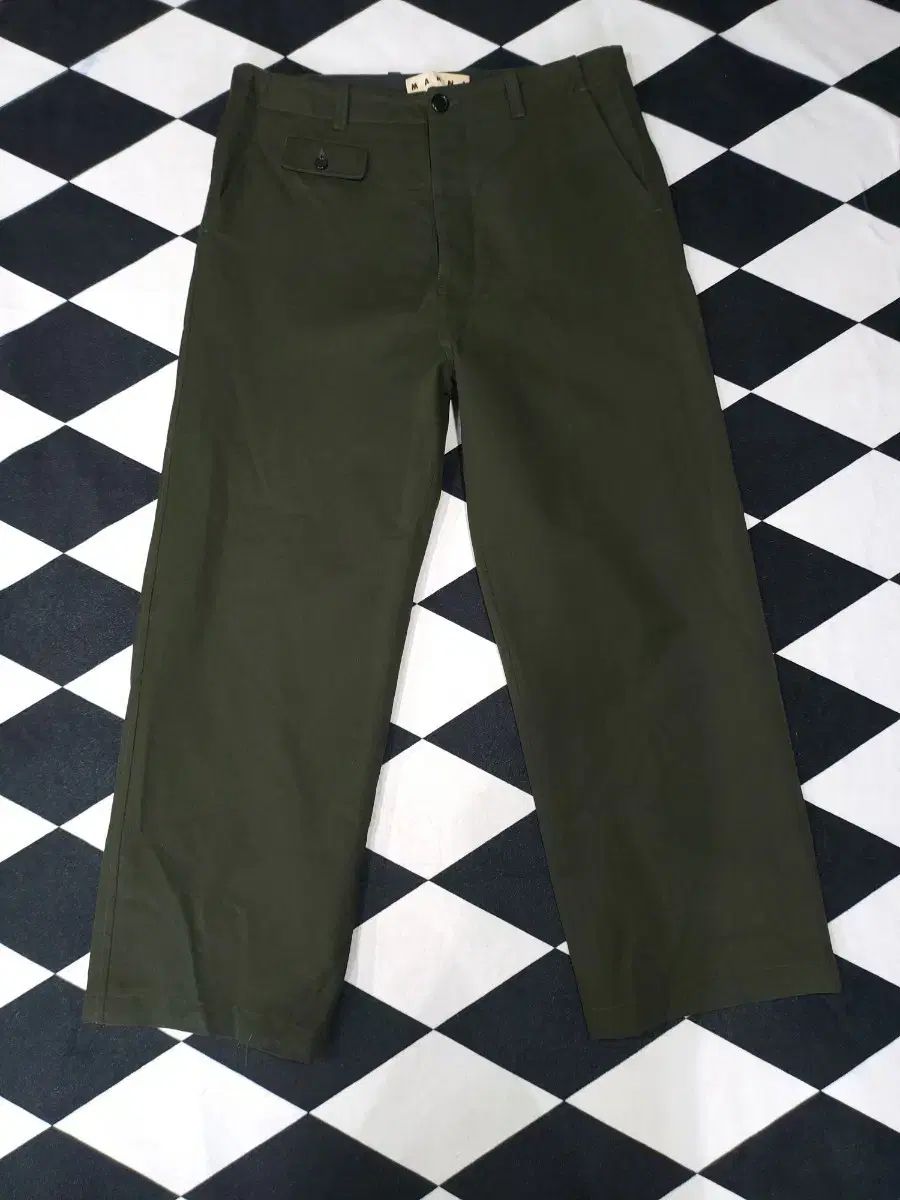 マルニ ワイドフィット メンズ コットン パンツ 48