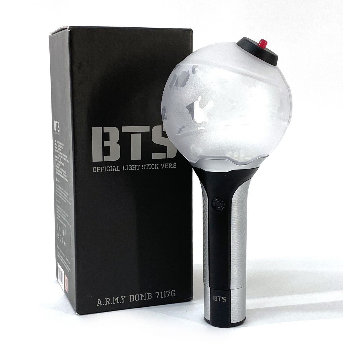 BTS OFFICIAL LIGHT STICK Ver.2 ペンライト アミボム ※中古 - メルカリ