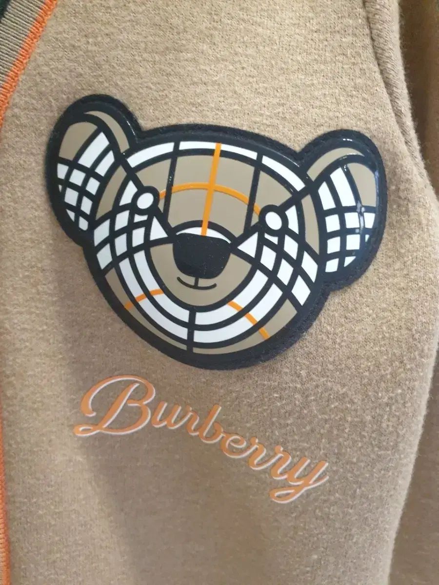  バーバリーキッズ テディベア カシミア カーディガン ブラウン カーディガン トップス