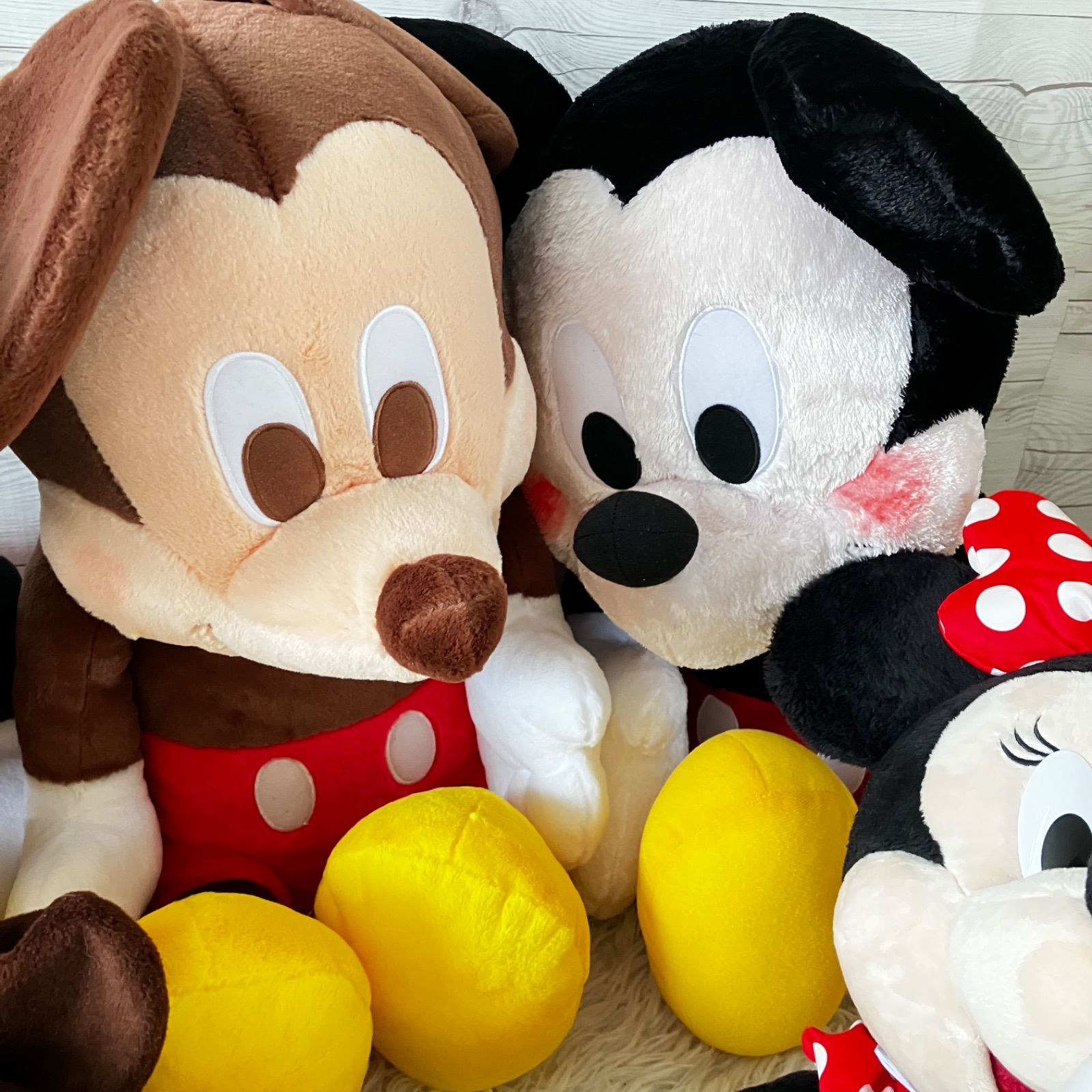 Disney ミッキー ミニー 14点セット ぬいぐるみ 大量まとめ売り 当時物