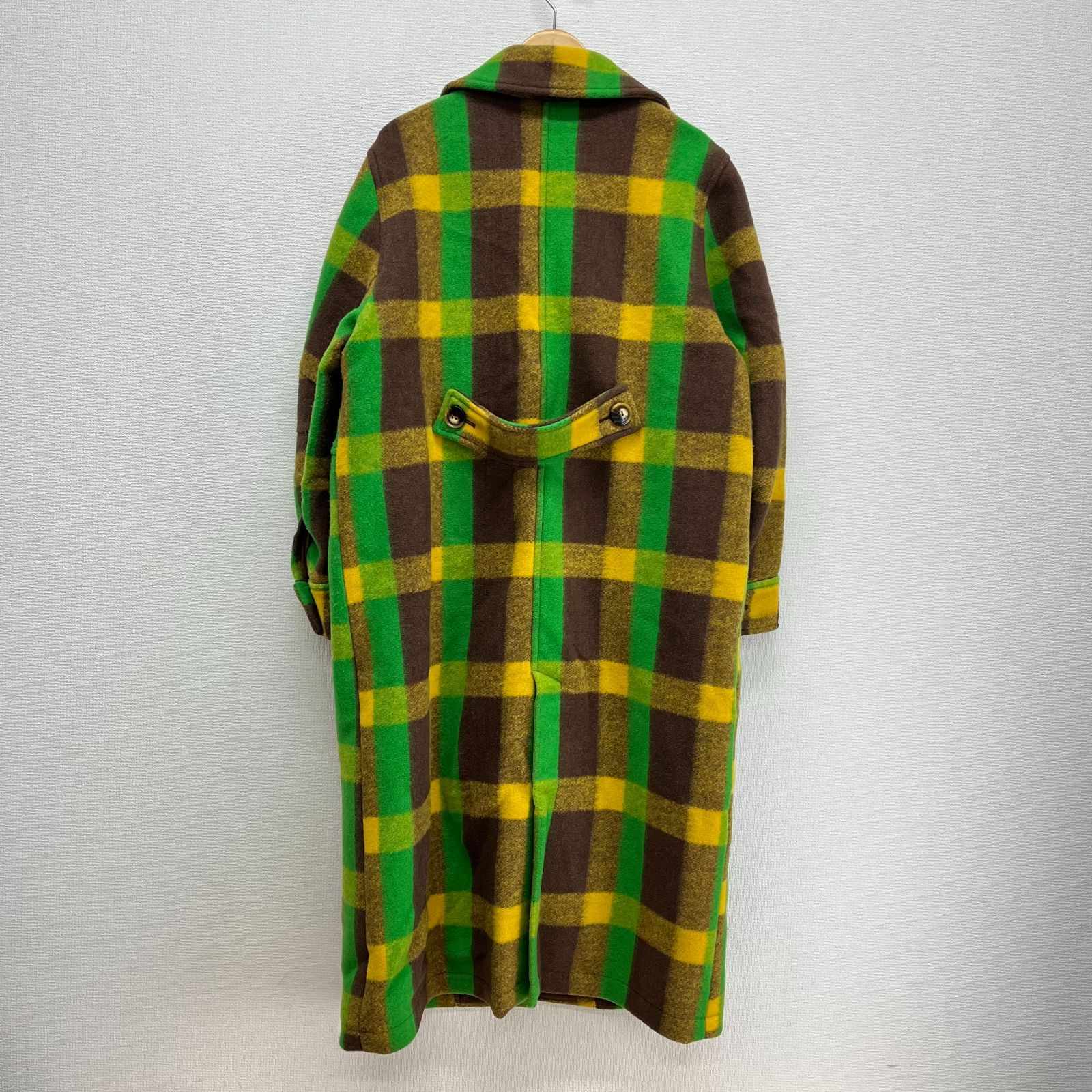 SLY スライ 030GAY30-1050 WOOL BLEND OVER LONG コート チェック