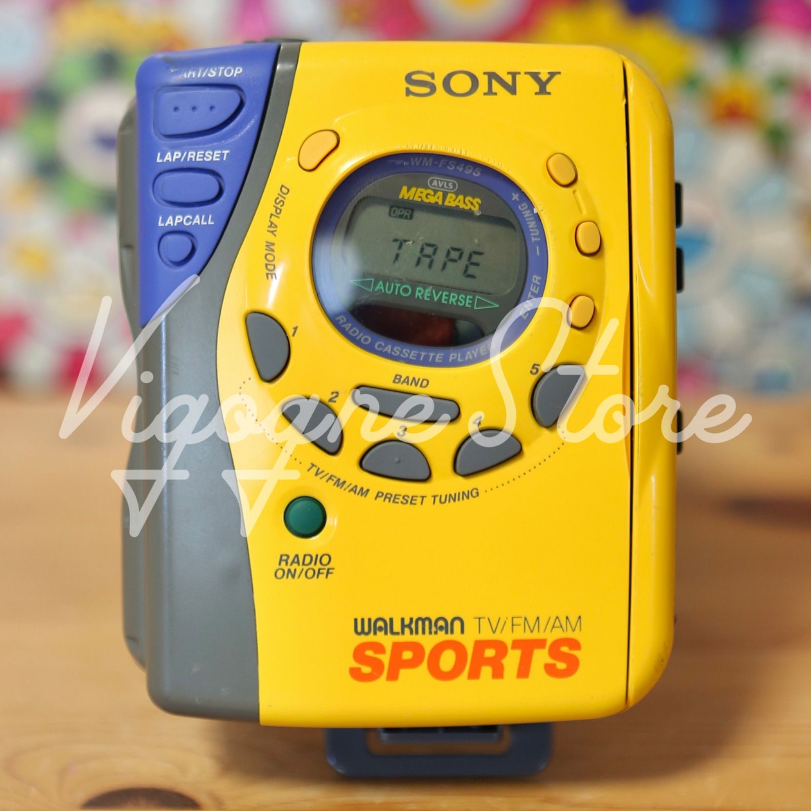 [美品可動品]ソニースポーツカセットウォークマン WM-FS499 SONY SPORTS WALKMAN WM-FS495 MEGABASS搭載 防滴仕様 ウォークマン