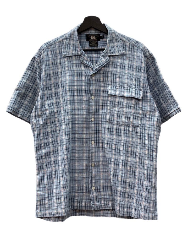 ダブルアールエル RRL 90s OPEN COLLAR SHIRT オープン カラー シャツ 