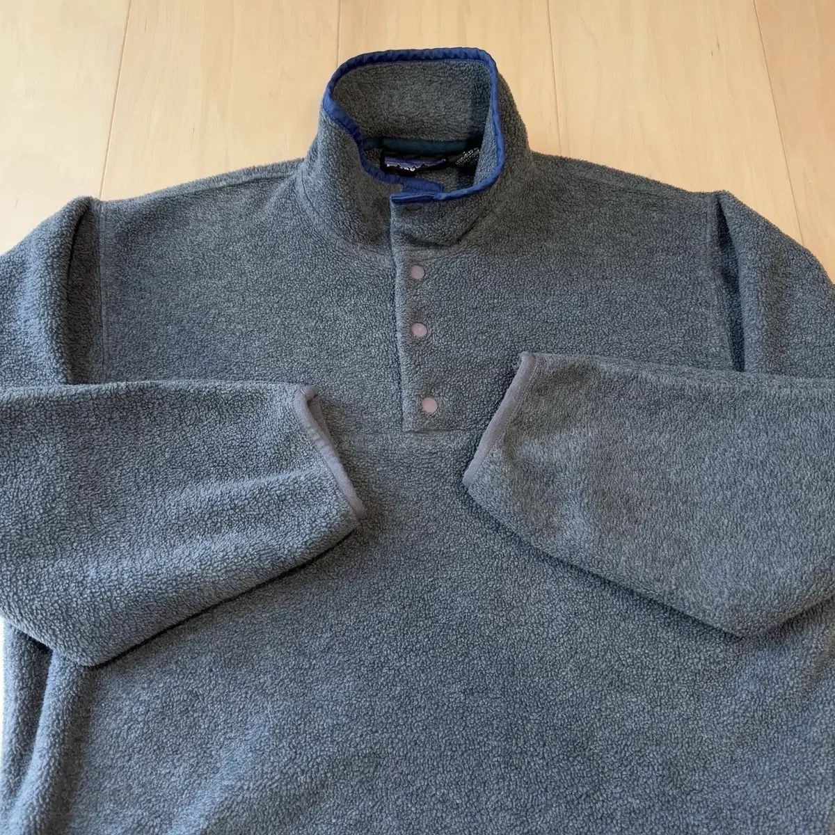 kolor (カラー) 21SS ダンボールニット 襟付きヘンリーネック 
