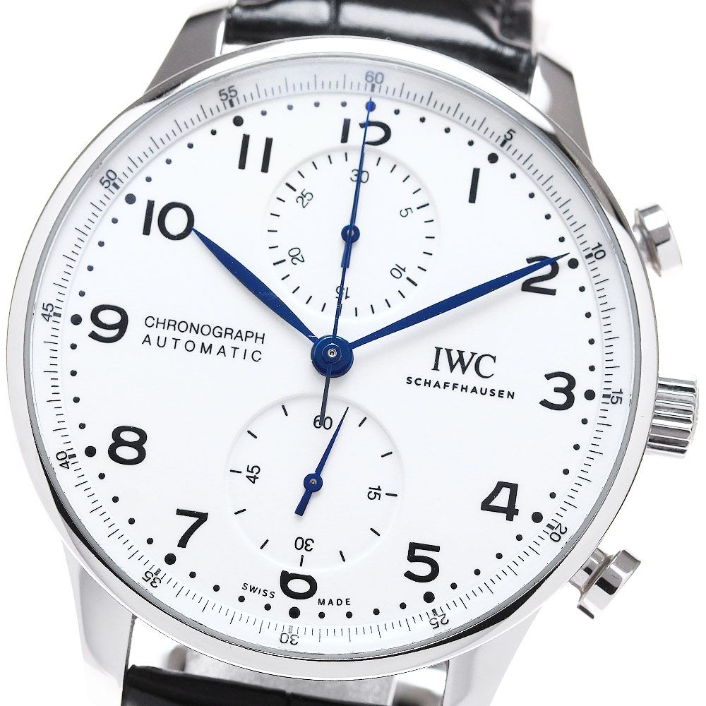 IWC IWC SCHAFFHAUSEN IW371602 ポルトギーゼ クロノグラフ 150イヤーズ 自動巻き メンズ保証書付き_823407