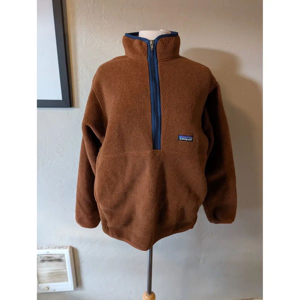 14FW patagonia パタゴニア Synchilla（シンチラ）スナップ-T ブラウン 