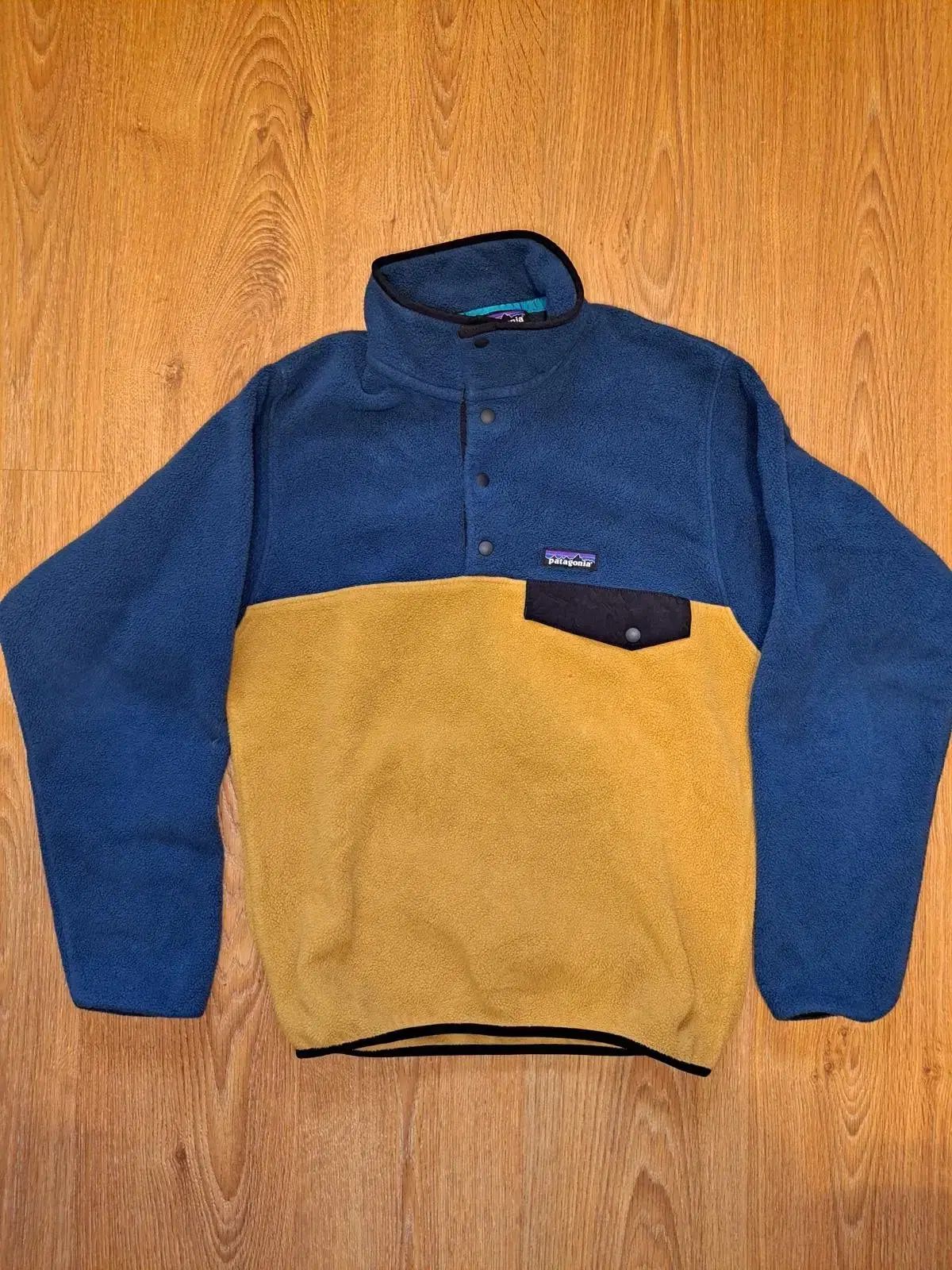15FW patagonia パタゴニア Synchilla（シンチラ） スナップ-T ブルー 