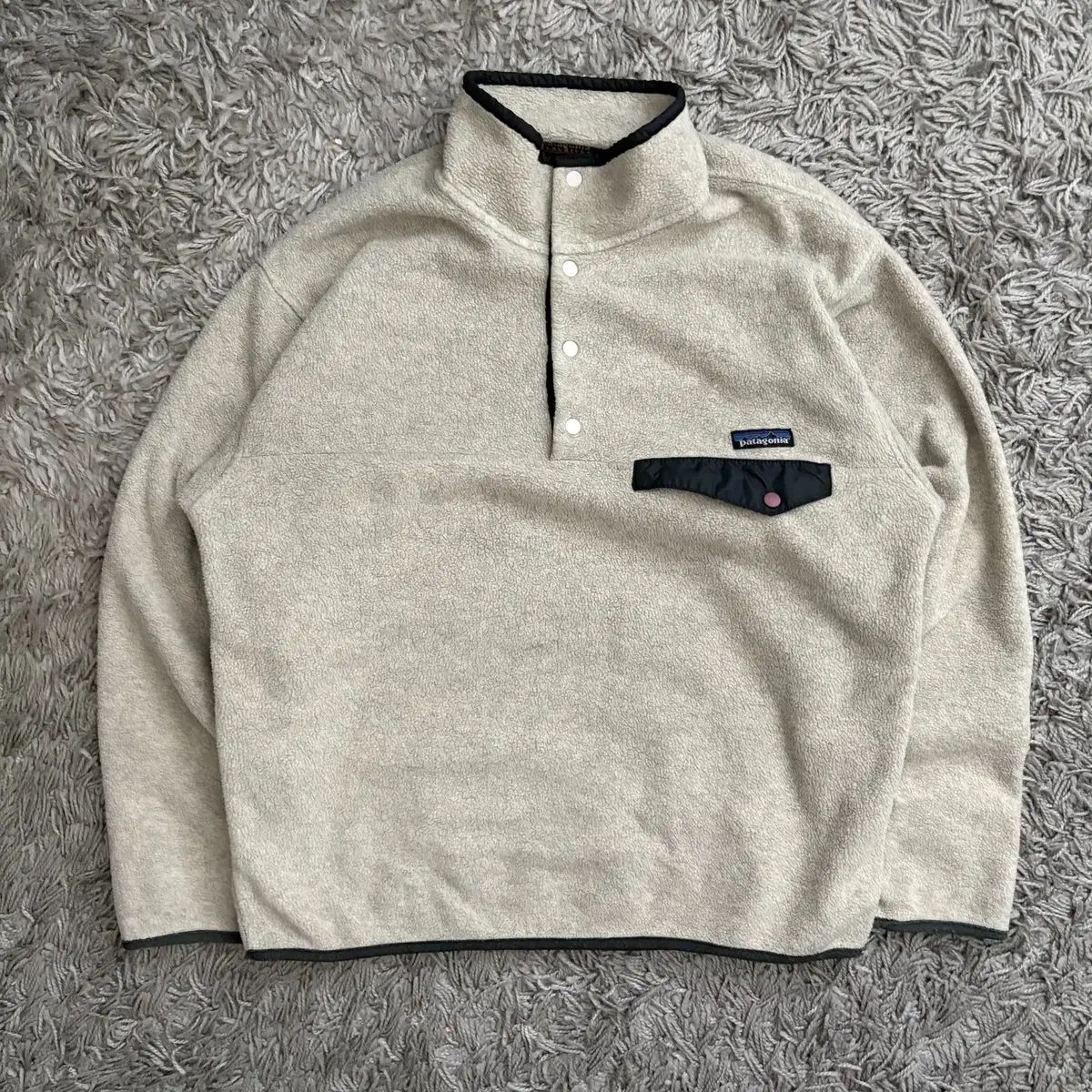 90s patagonia Synchilla（シンチラ） スナップ-T オートミール ヘザー 