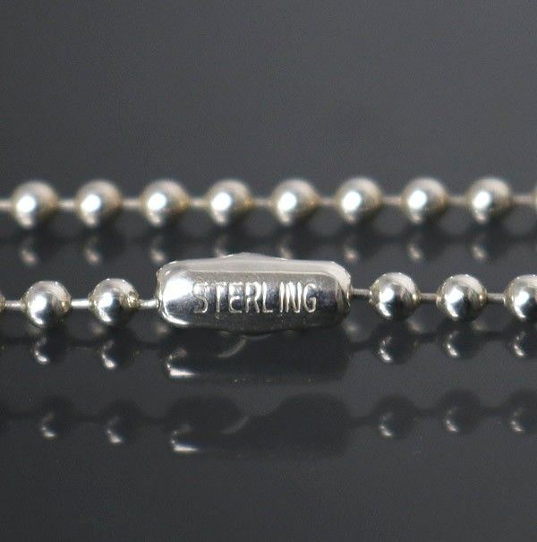 クロムハーツ純正　ボールチェーン47㎝　シルバー925 クロムハーツ純正 ボールチェーン47㎝ シルバー925 クロムハーツ純正