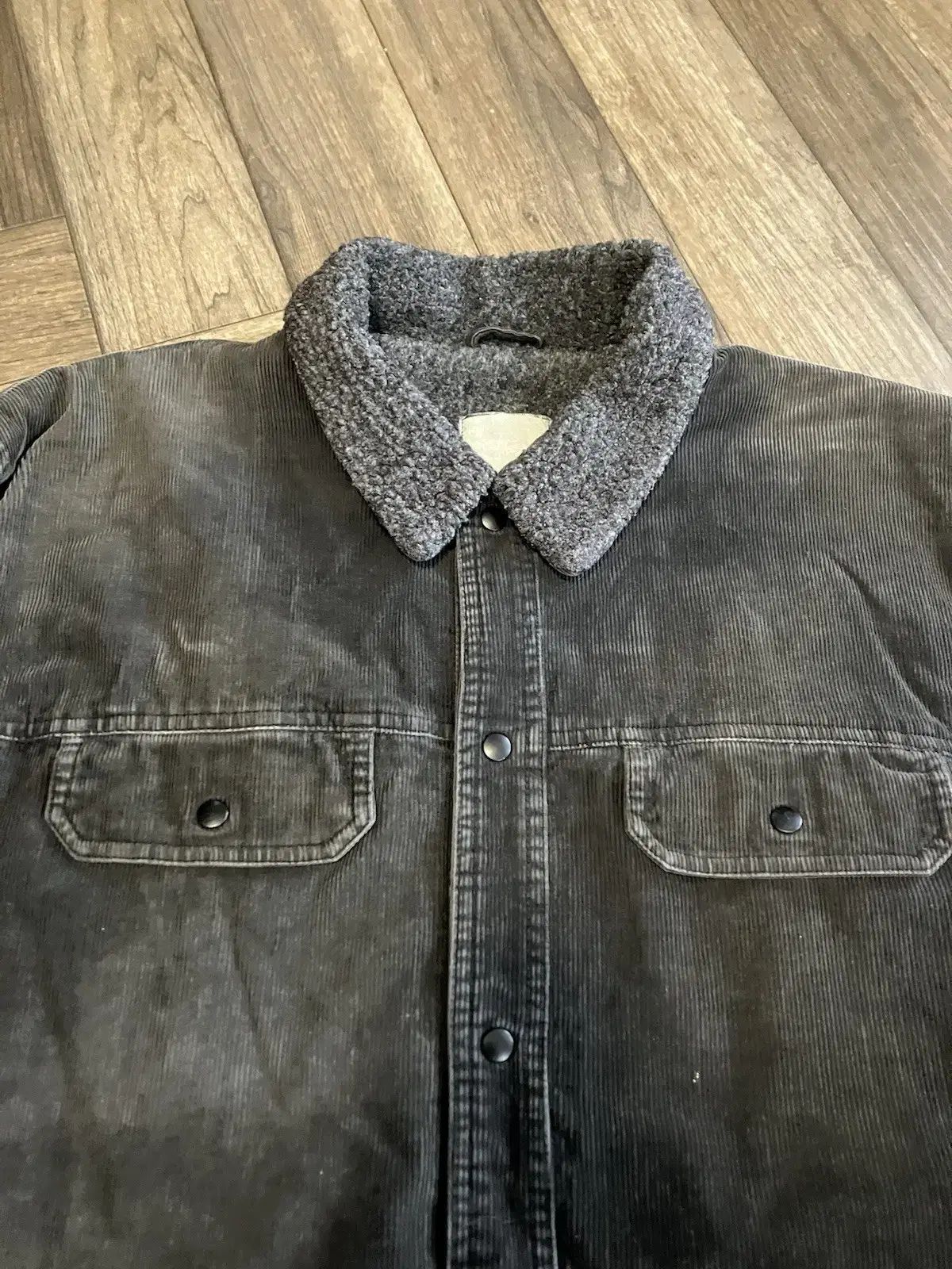 90s STUSSY ステューシー コーデュロイ シェルパ トラッカー