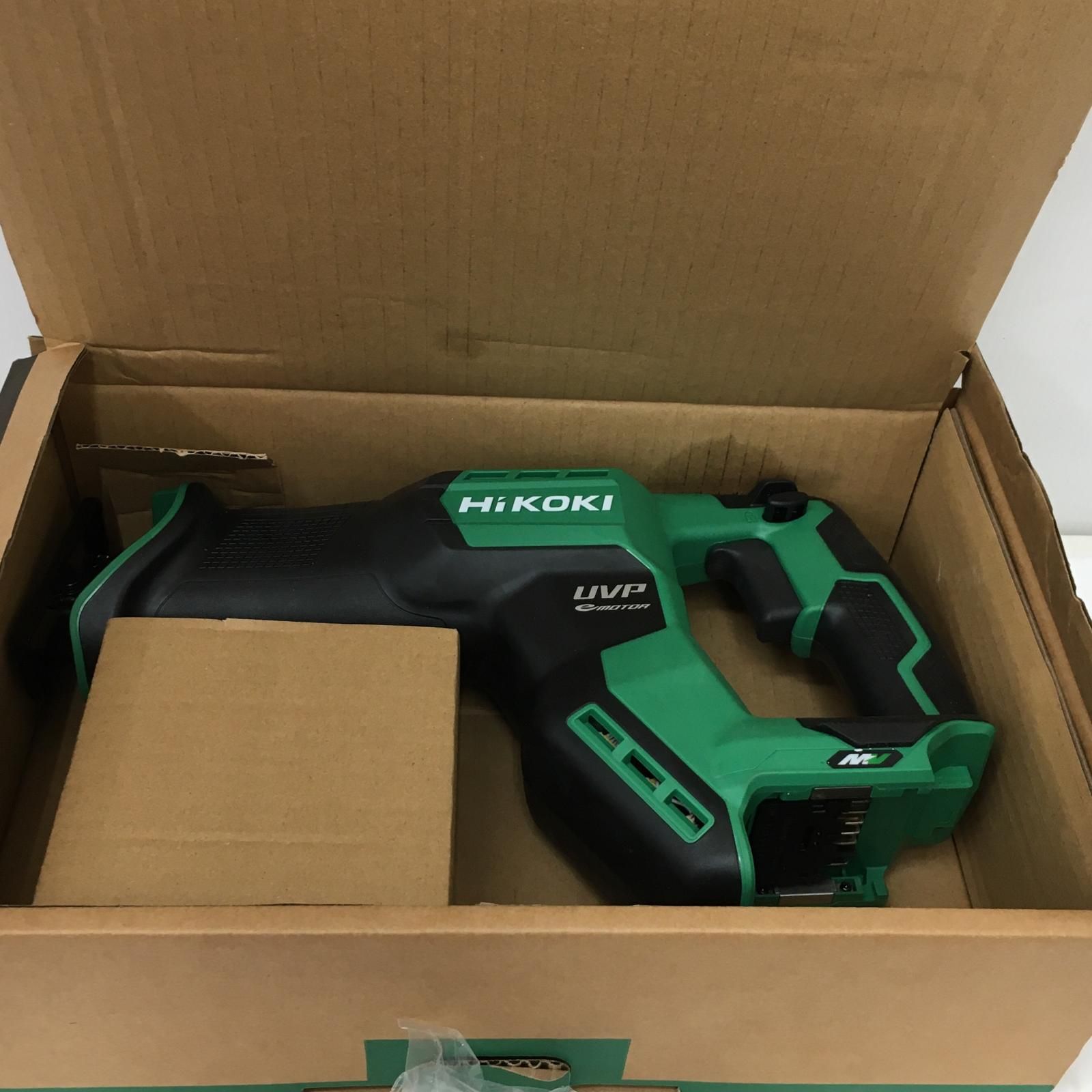 △△HiKOKI ハイコーキ 130 mm 36 V コードレスセーバソー 本体のみ CR DMA グリーン