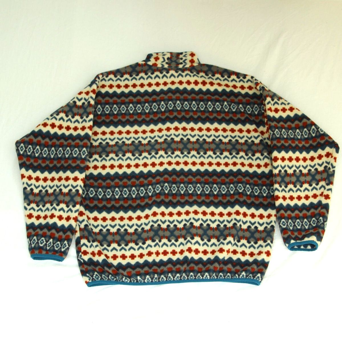 15FW パタゴニア Synchilla（シンチラ） スナップ-T アイボリー/ブルー