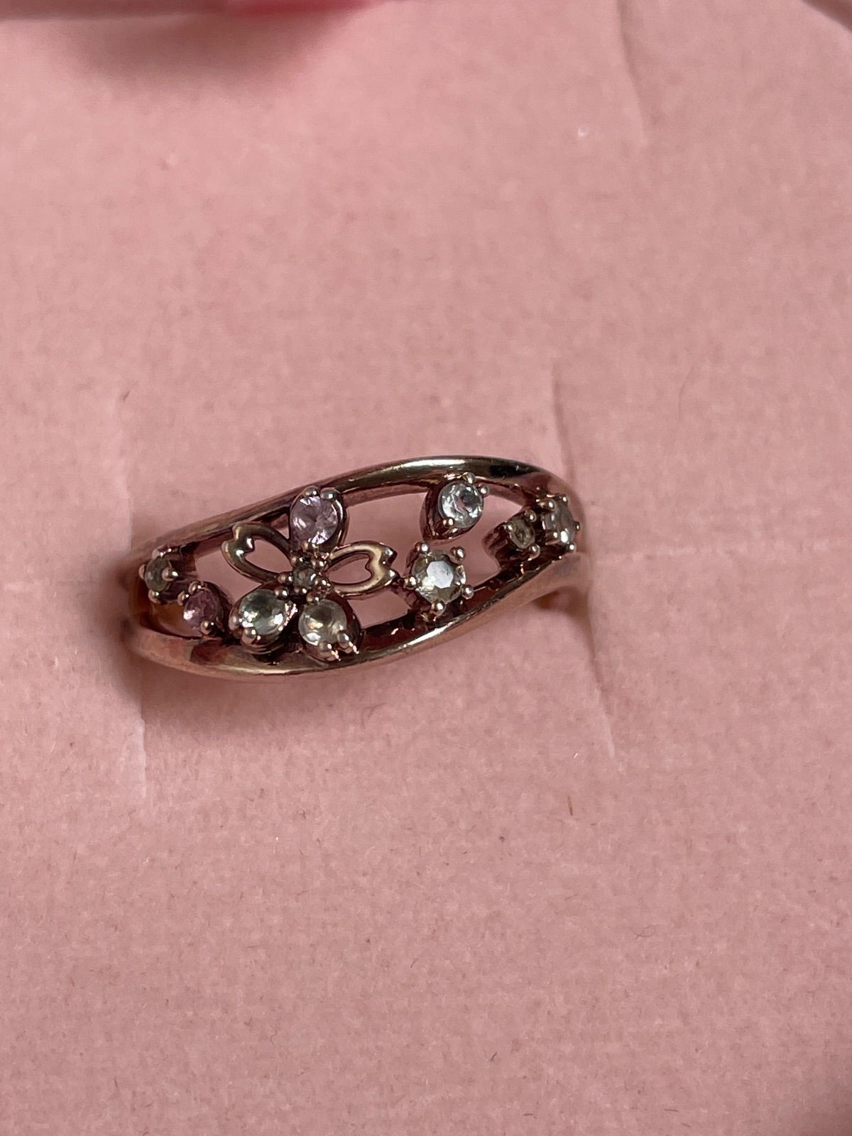  4℃ﾖﾝﾄﾞｼｰサクラ 2025 リング指輪 シルバー 10号レディース リング 指輪 アクセサリー