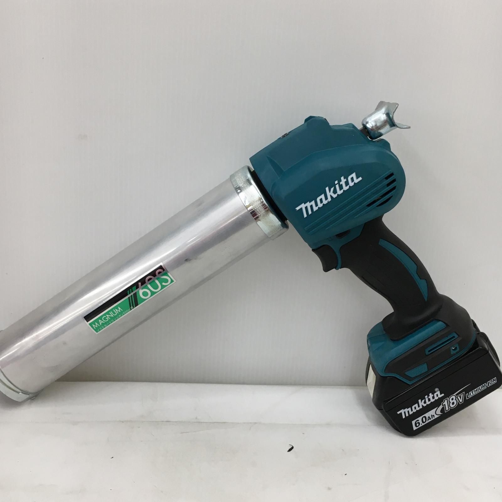 △△MAKITA マキタ 18 V 充電式コーキングガン バッテリー 充電器 ケース付 グリーン