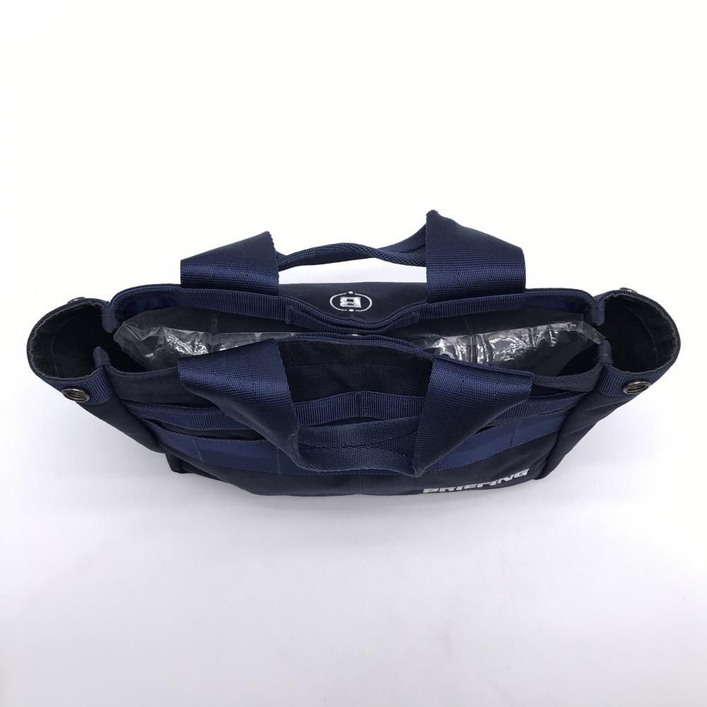 美品】ブリーフィング カートバッグ ネイビー ロゴ刺しゅうゴルフ