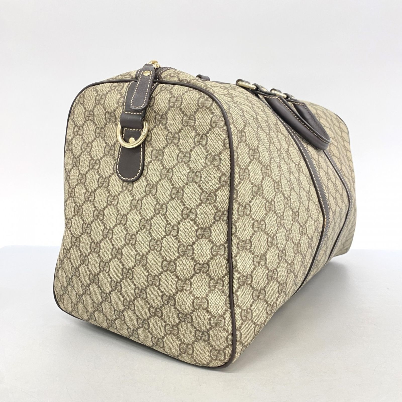 グッチ Gucci ボストンバッグ GGスプリーム 206501 ブラウン シャンパンメンズ レディース