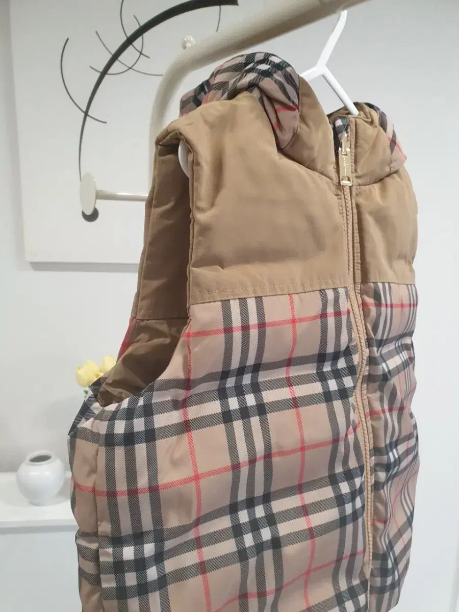 バーバリー キッズ ダックダウン リバーシブル ダウンベスト