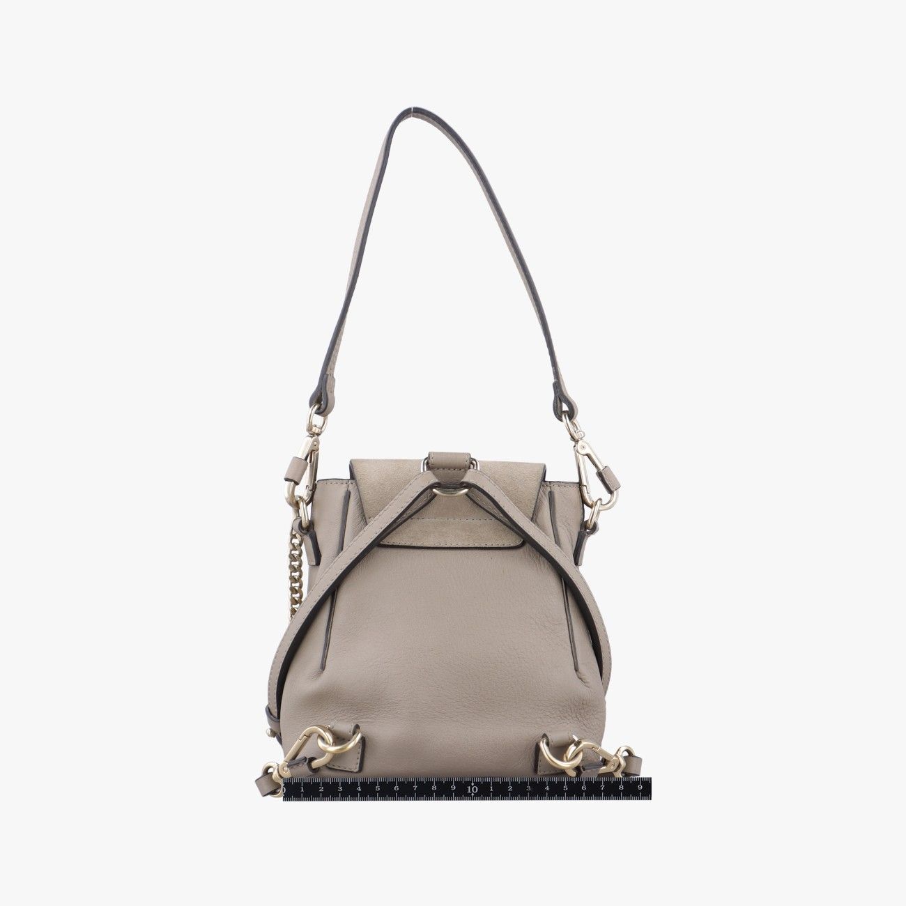 【即日発送】Chloé フェイ ライトグレー クロエChloeフェイ ミニ グレー スエード×レザー 01 18 75 65 - メルカリ