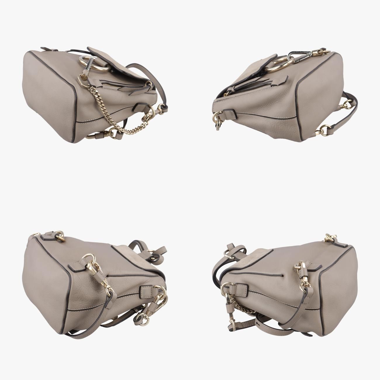 【即日発送】Chloé フェイ ライトグレー クロエChloeフェイ ミニ グレー スエード×レザー 01 18 75 65 - メルカリ