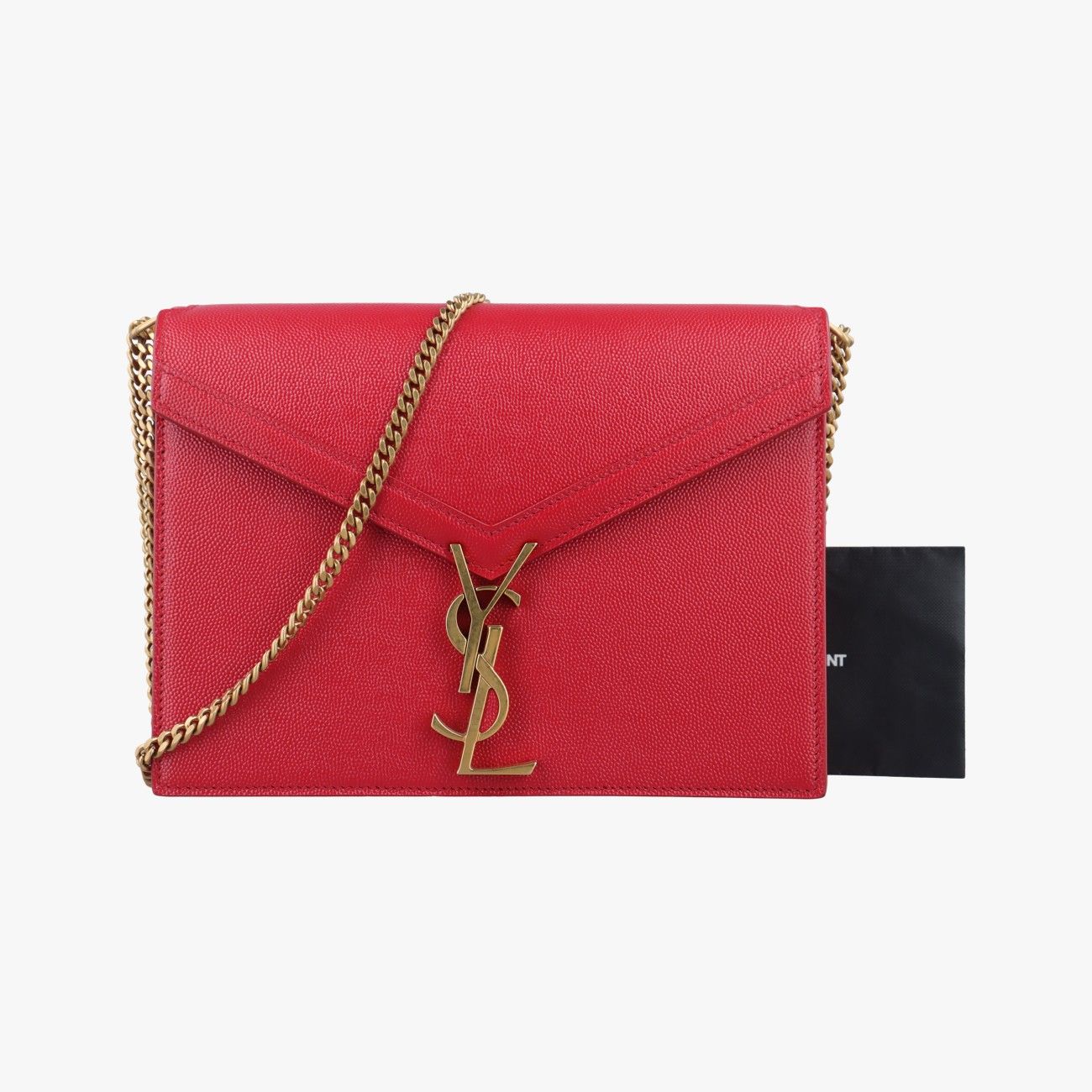 イヴサンローランYves Saint Laurentカサンドラ レッド キャビアスキン