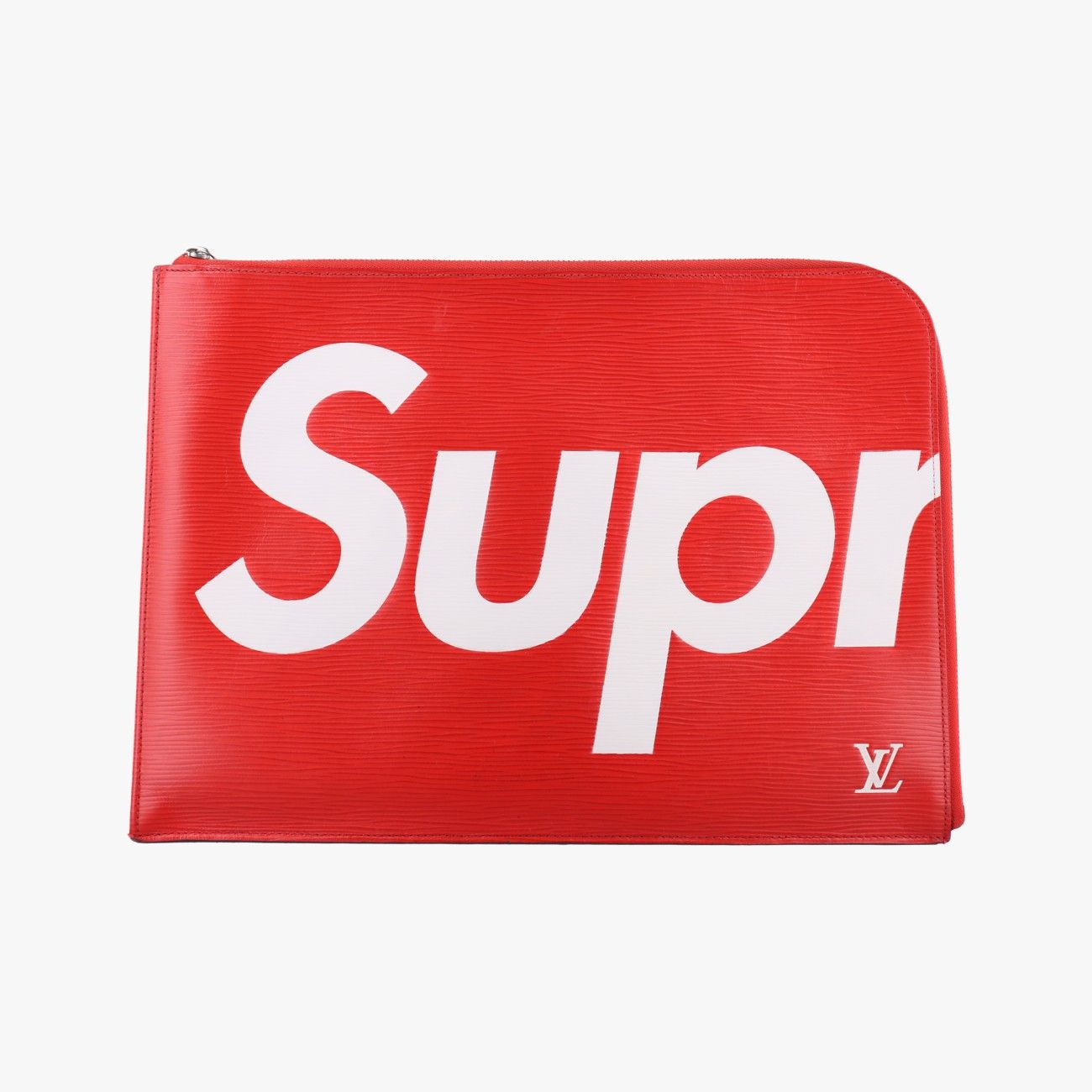 ルイヴィトンLouis Vuittonポシェット ジュール GM シュプリーム コラボ ルージュ×ホワイト エピ M 67722 TN 1197