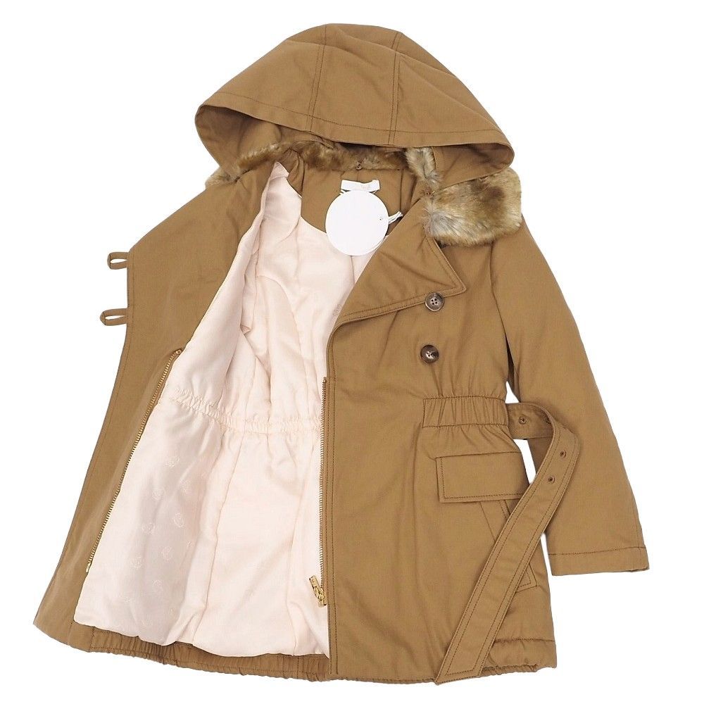  Chloe キッズ コート サイズ 14 A ベージュ 定価82500円 ガールズ 子供服 5 WHA L 0652 S KEC その他 ジャケット ブルゾン