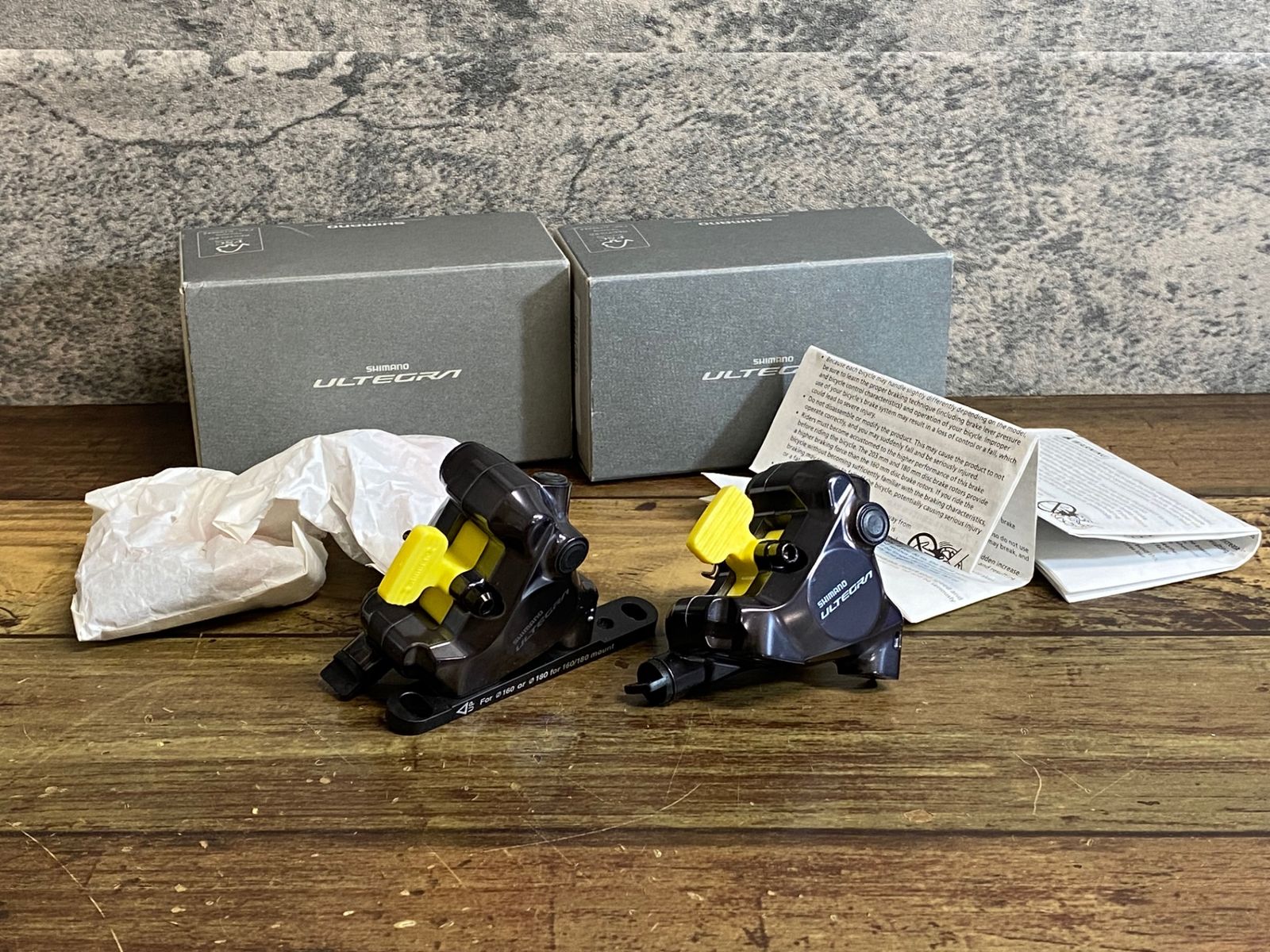 JN 669 シマノ SHIMANO アルテグラ ULTEGRA BR R 8170 ディスク ブレーキキャリパー 前後セット き