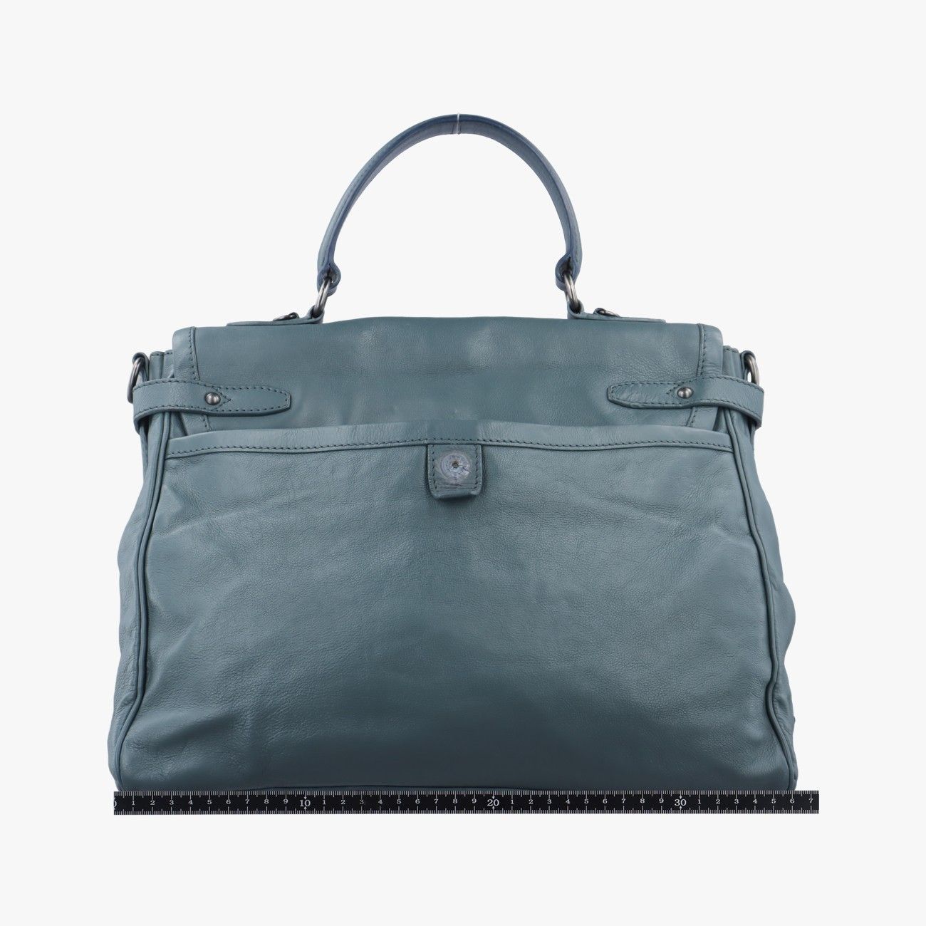 プラダPradaパドロック グリーン レザー 113 10