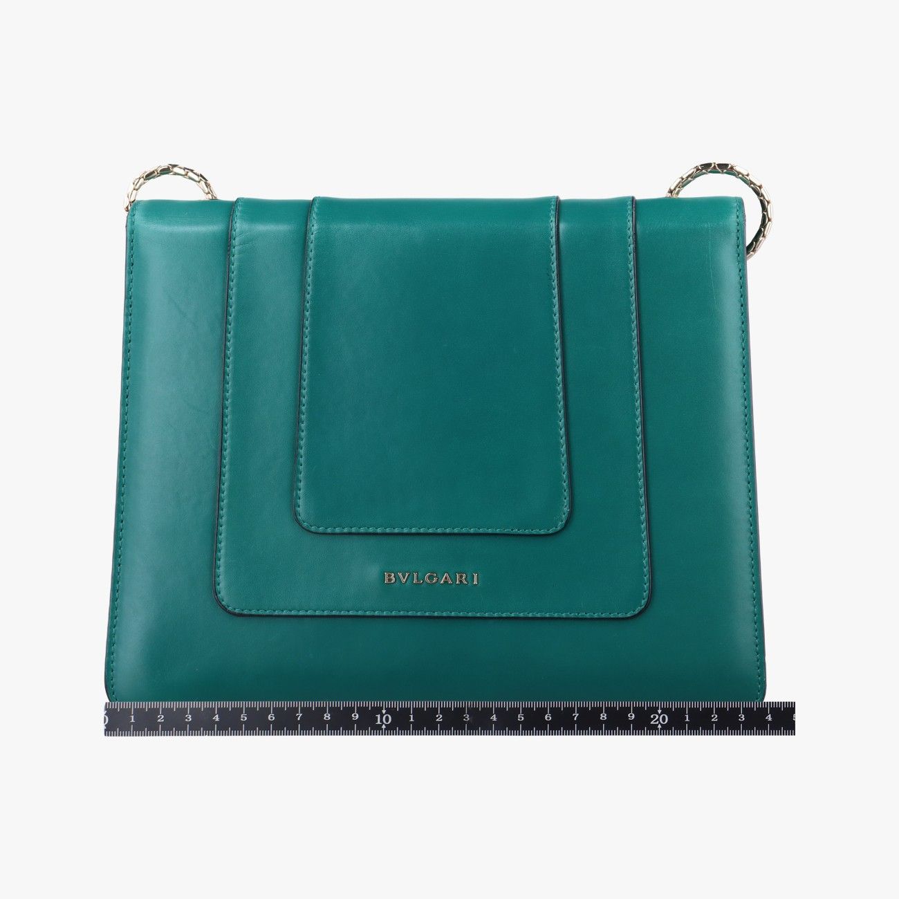 ブルガリBvlgariセルペンティ フォーエバー グリーン レザー MM.M 13.34566