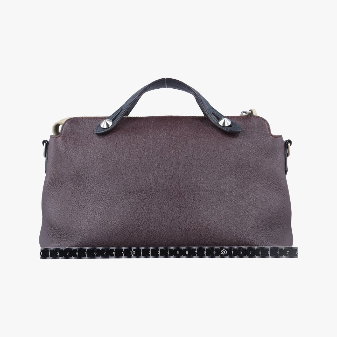 フェンディFendiバイザウェイ ボルドー × ブラック レザー 8 BL 124 124-5 QJ 169-0501