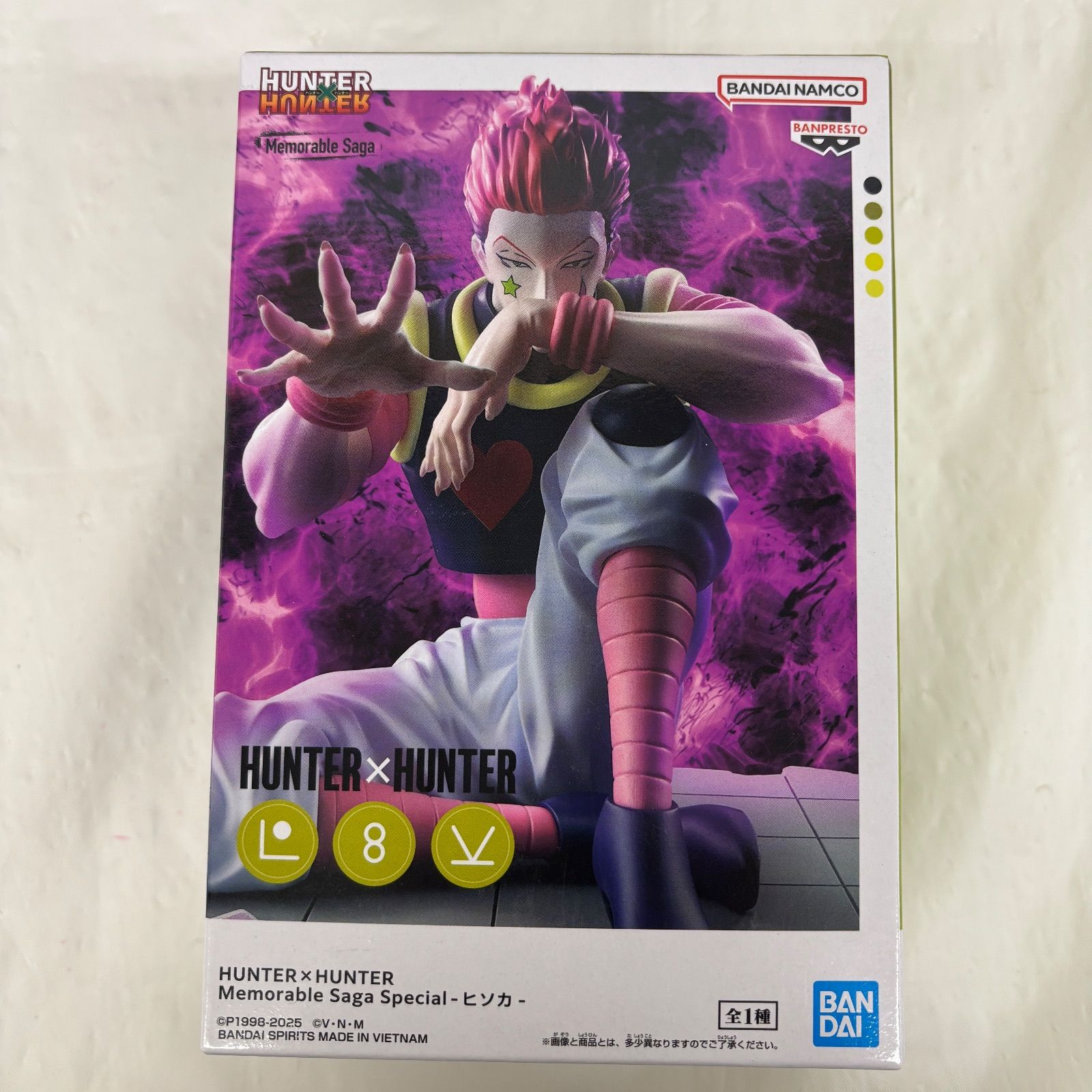 【未開封】ジャンプ系 デカ箱 ヒソカ 他 フィギュア 計８体セット 未開封 HUNTER×HUNTER Memorable Saga Special ヒソカ 3個セット