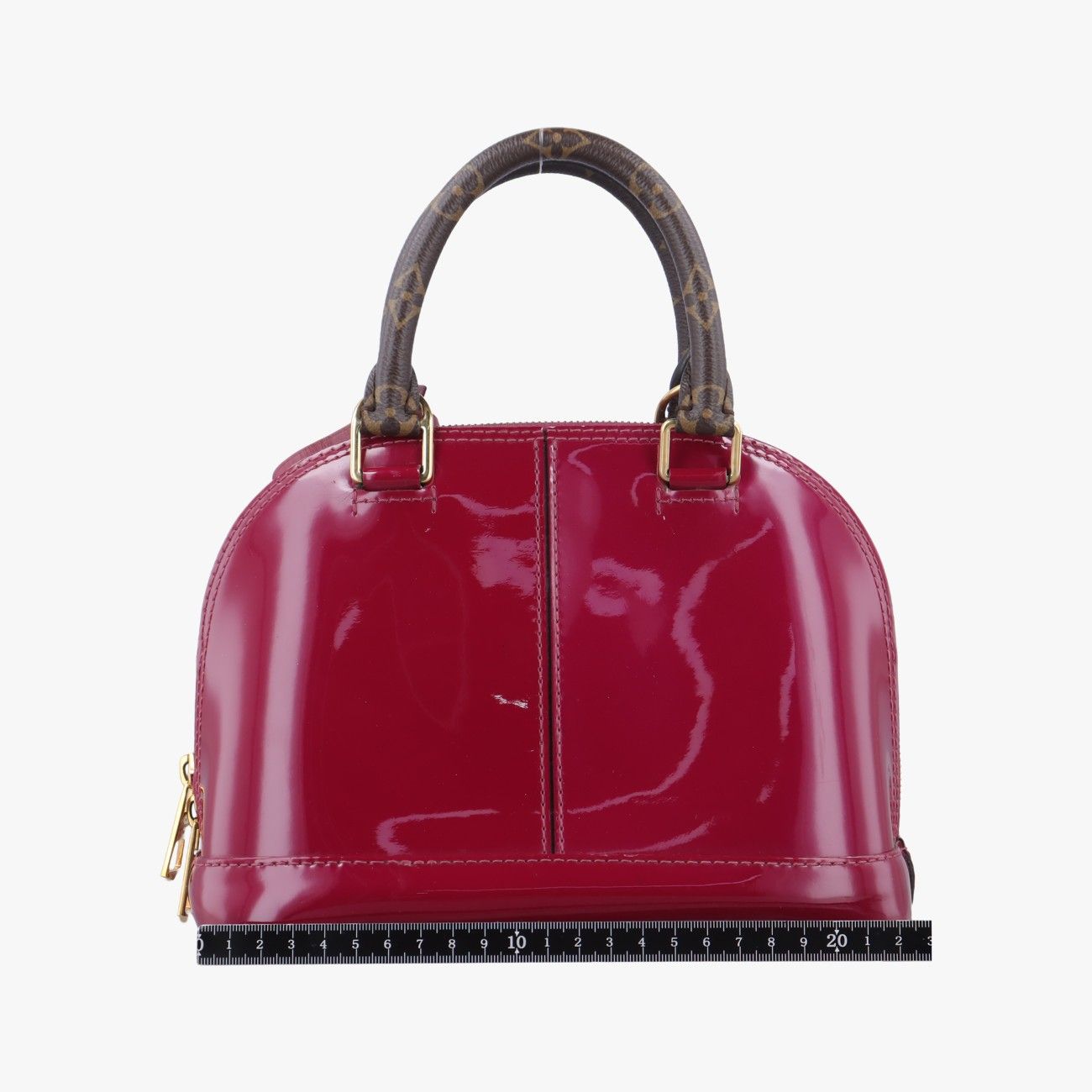 ルイヴィトンLouis VuittonアルマBB ミロワール マゼンタ ヴェルニ M 54785 SN 3158