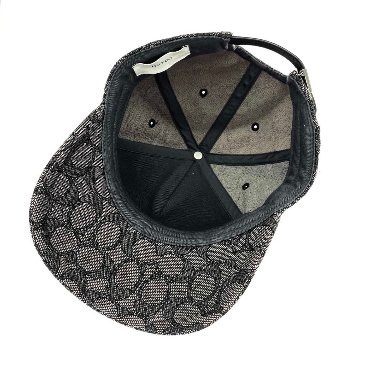 COACH コーチ キャップ シグネチャー/ジャガード グレー ユニセックス