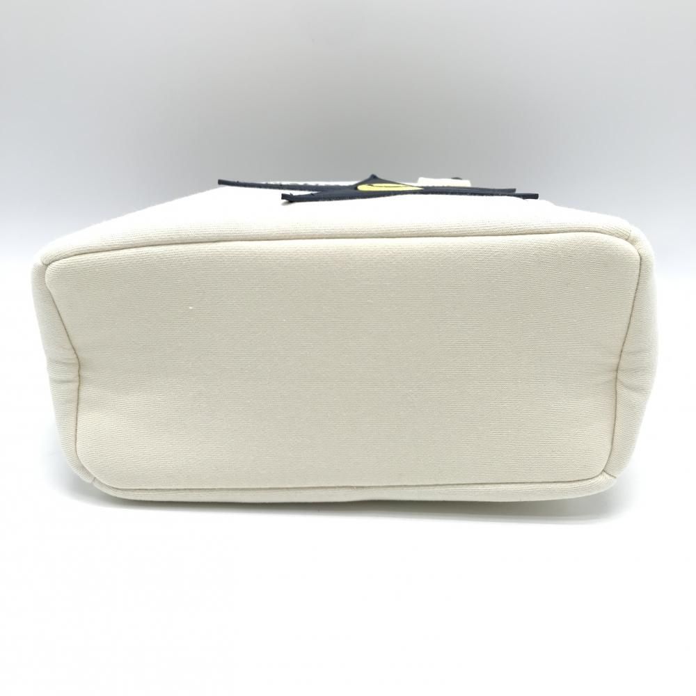 新品】パーリーゲイツ カートバッグ 白×ネイビー ニコちゃん スマイル