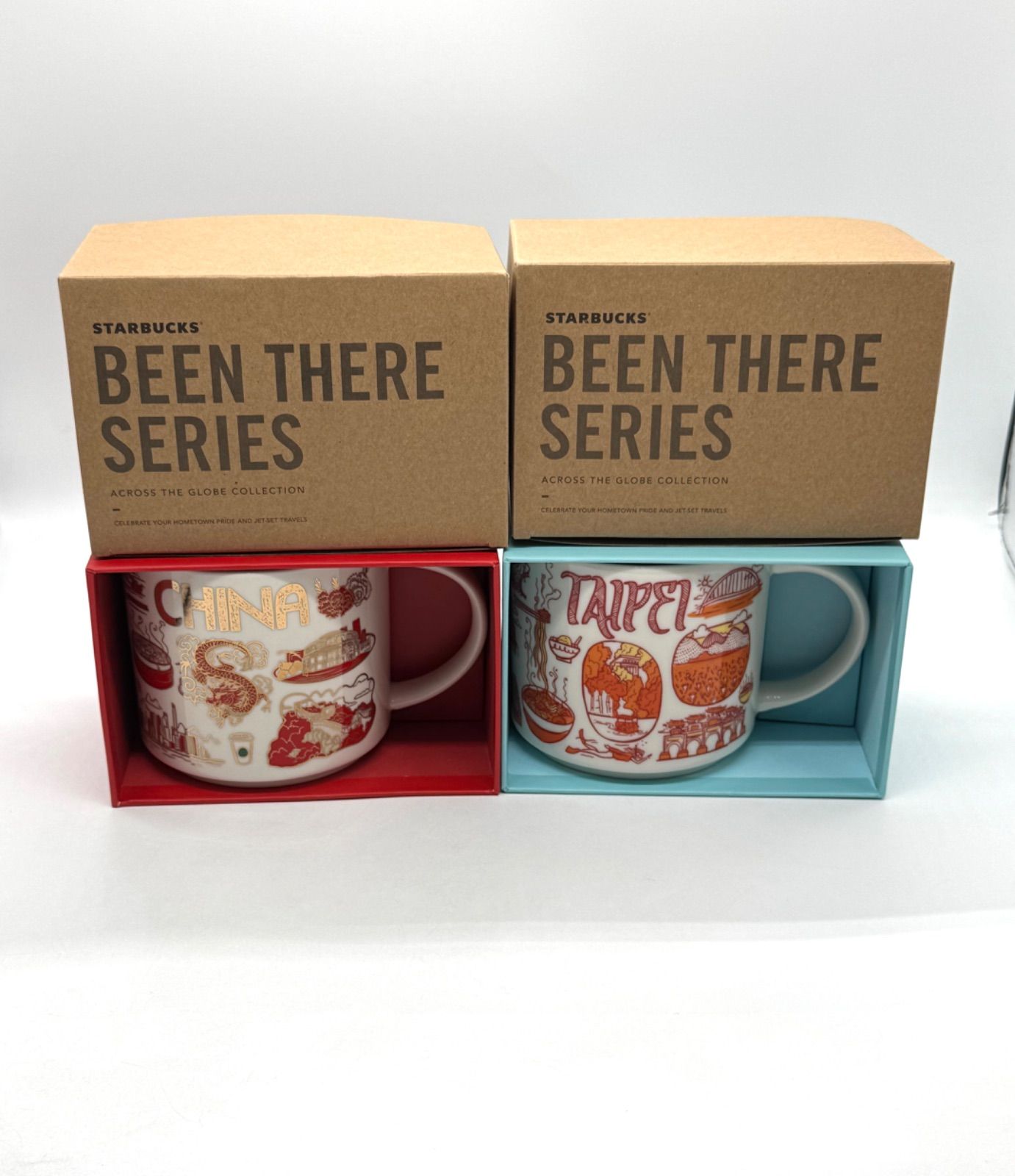 スターバックス マグカップ 中国＆台北 2個セット バラ売り不可 *3485