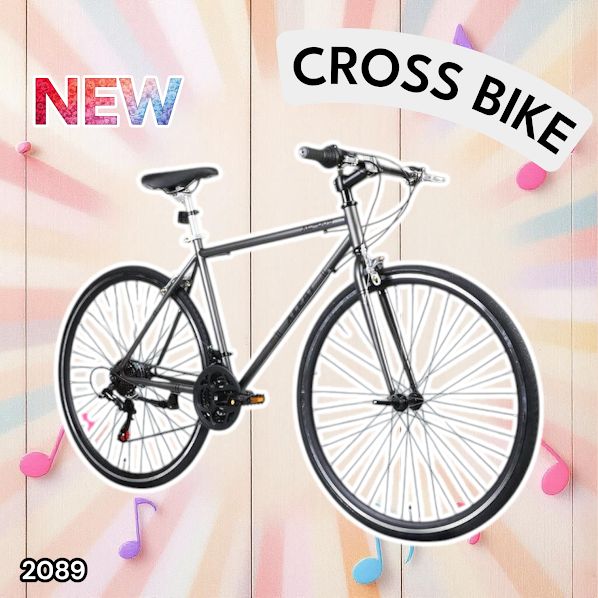2089 クロス バイク グレー XC-009 シマノ製 21段変速 安心 高品質 高