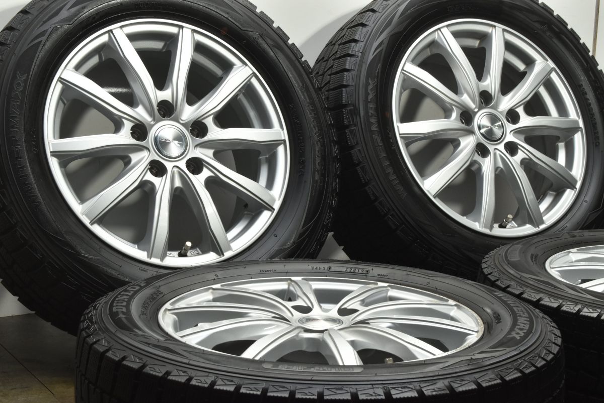 ヴェゼル CX 3 などに ジョーカー 16 in 6 5 J 53 PCD 114 ダンロップ ウィンターマックスWM 01 215 60 R オデッセイ MPV スタッドレス