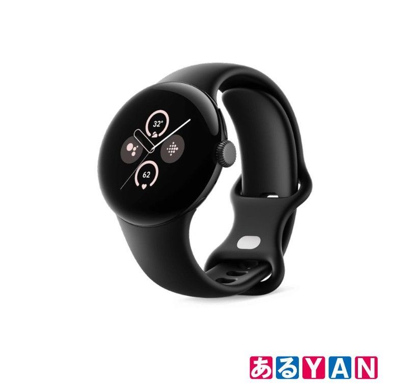google Pixel Watch 2 Wi Fiモデル GA 05029 GB Matte Black アルミケース Obsidian アクティブ バンド