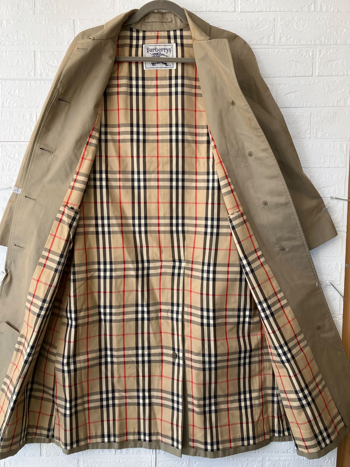 BURBERRY バーバリー トレンチコート ノバチェック 表記サイズ160