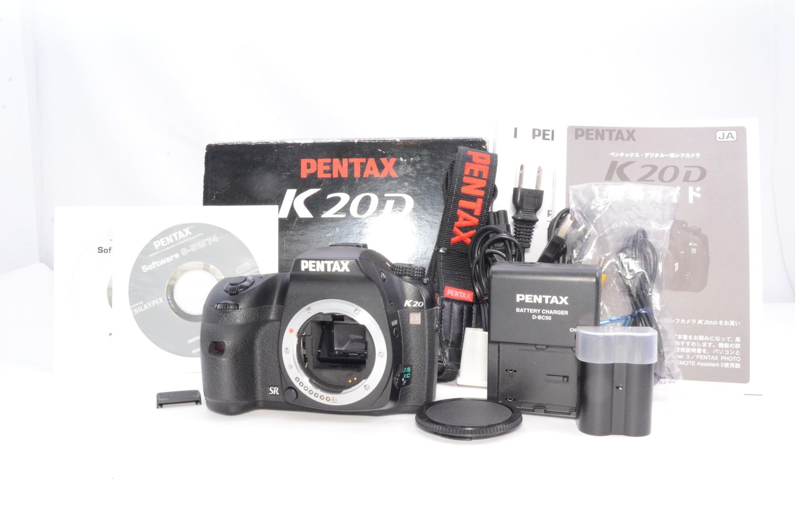 元箱、使用説明書付き美品】PENTAX K20D ボディ デジタル一眼レフ