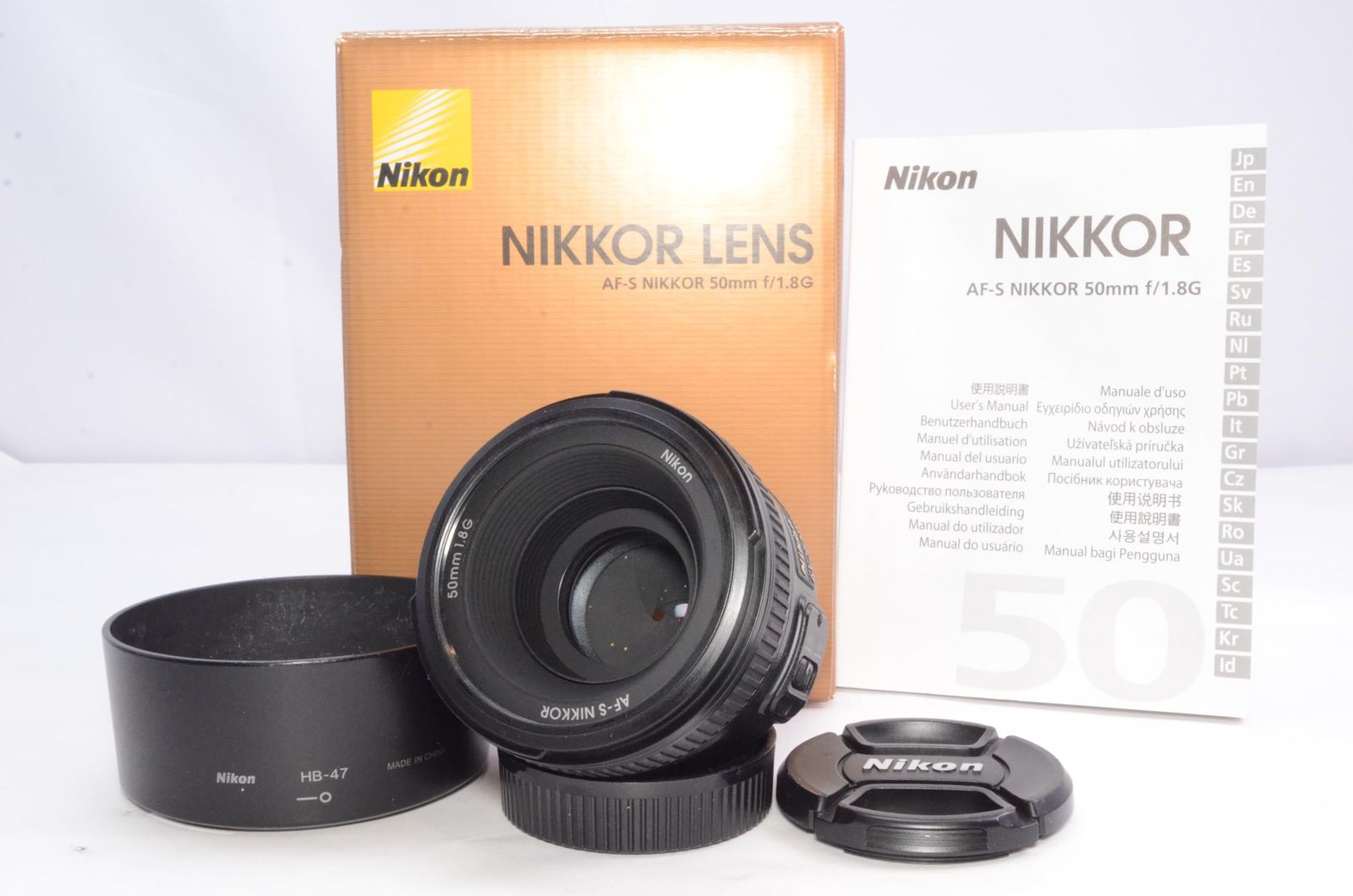 元箱 使用説明書付き実用品 Nikon ニコン AF S NIKKOR 50 mm f 1 8 G 単焦点レンズ