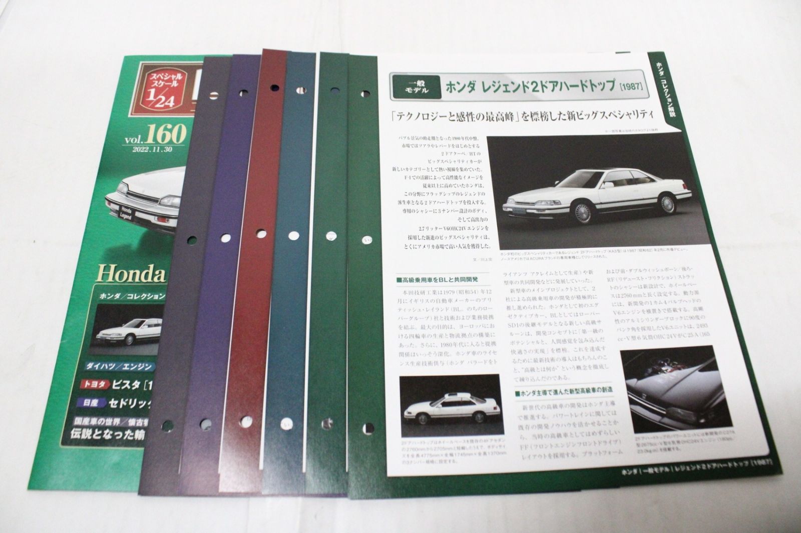 アシェット 国産名車コレクション 1/24 ホンダ レジェンドクーペ 1987 未開封 アシェット 国産名車コレクション1/24 ホンダ レジェンドクーペ