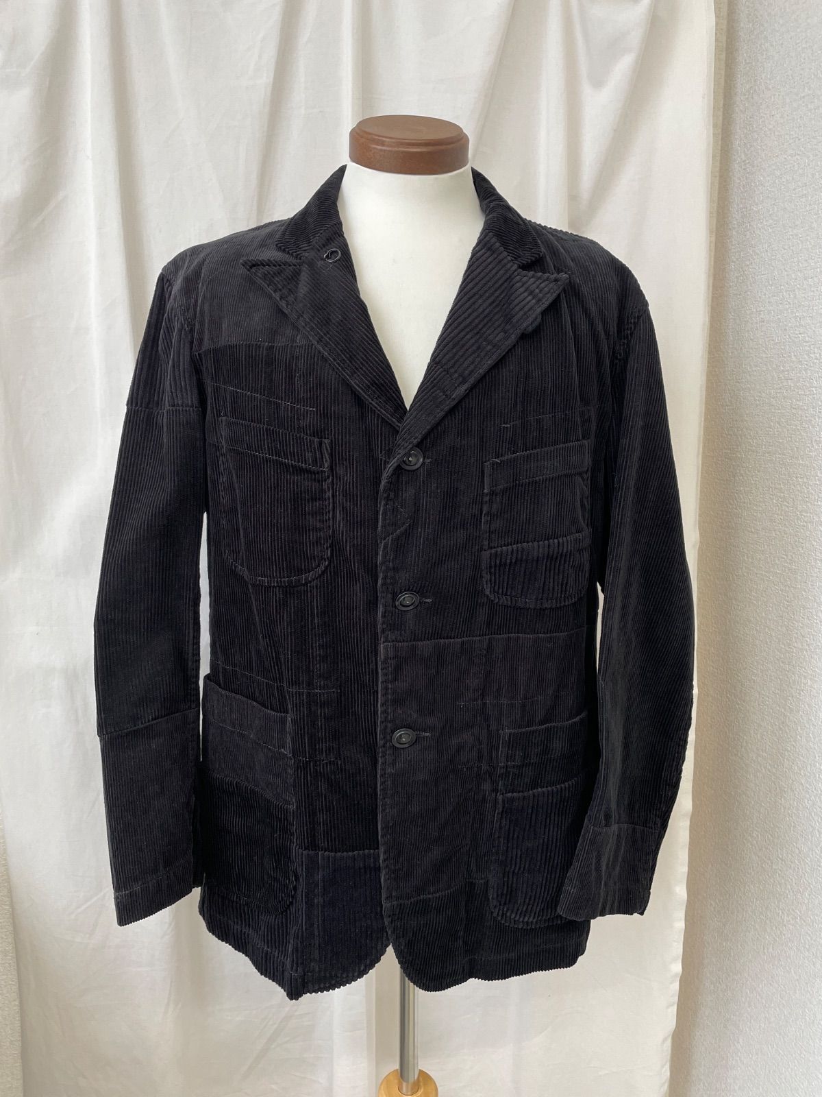 ENGINEERED GARMENTS エンジニアードガーメンツ コーデュロイ コットン Sサイズ ブラック