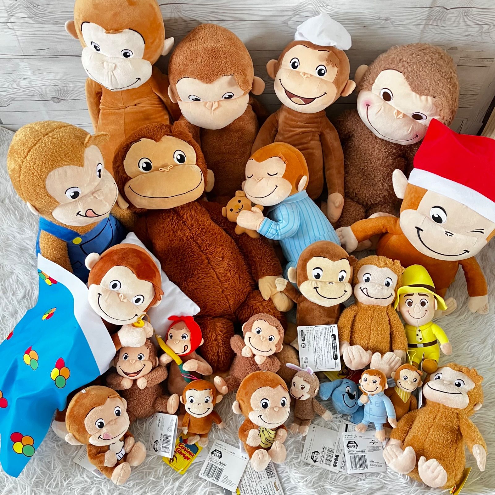 おさるのジョージ ぬいぐるみ 25点セット 大量まとめ売り マスコット