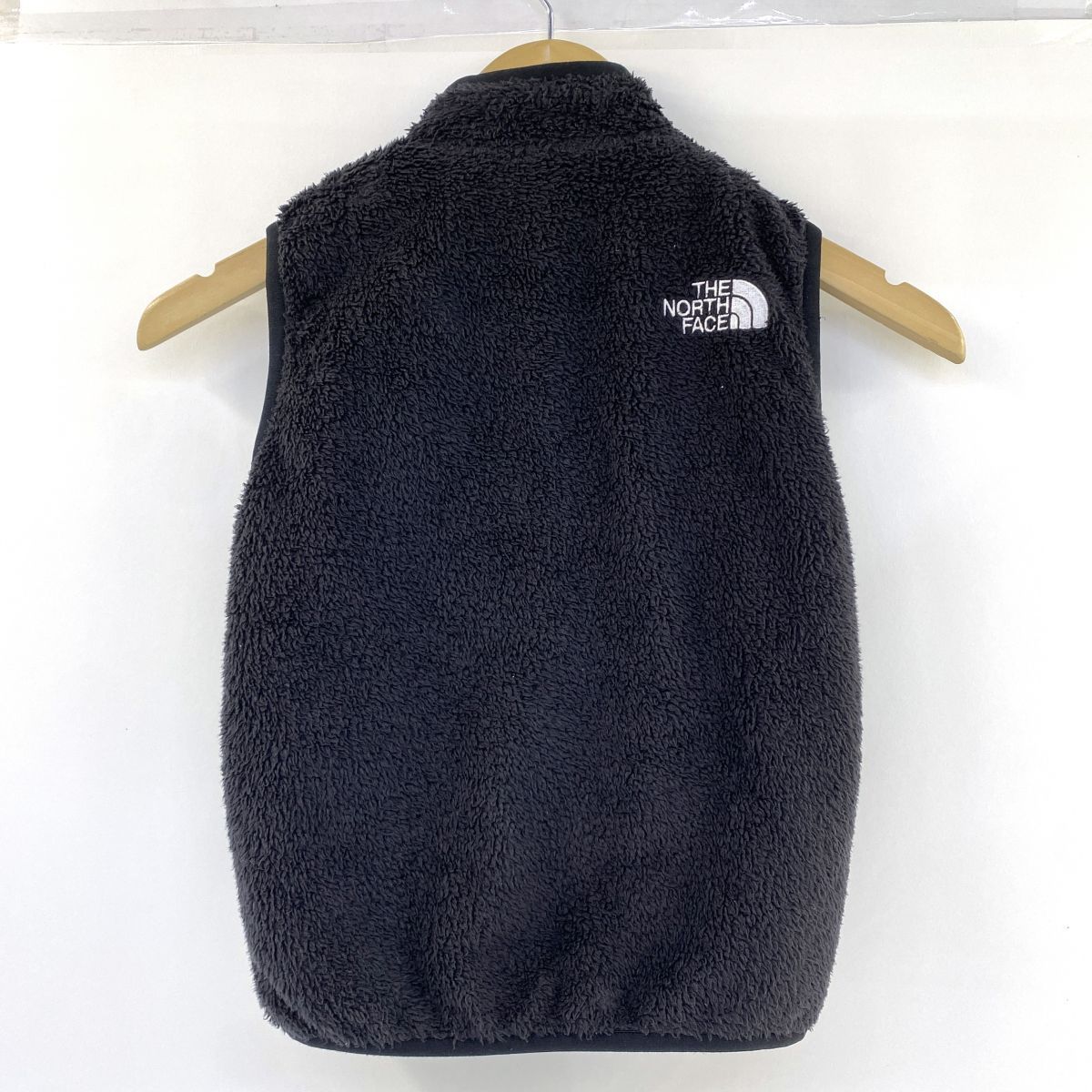 THE NORTH FACE ノースフェイス リバーシブル コージーベスト 120サイズ NYJ82034 ブラック キッズ ※中古