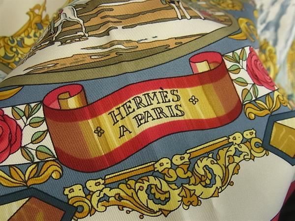 HERMES エルメス スカーフ カレ90 マルチカラー シルク100% レディース L'Entente Cordiale 仏英同盟 美品【本物保証】 HERMES エルメス スカーフ カレ90 マルチカラー シルク100% レディース