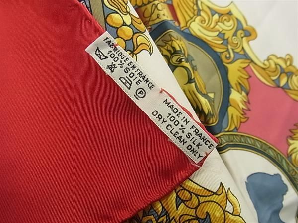 HERMES エルメス スカーフ カレ90 マルチカラー シルク100% レディース
