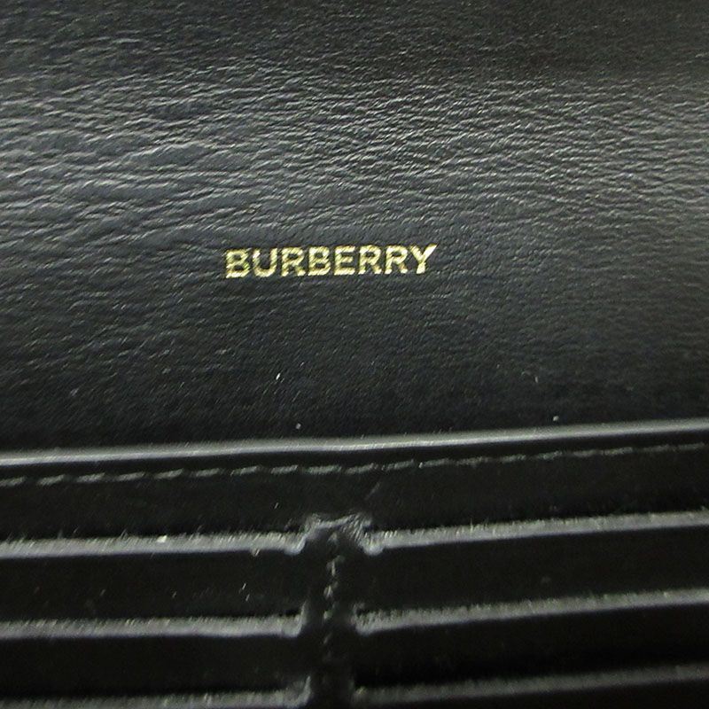  バーバリー 二つ折り長財布 8057972 ブラック 124 その他 小物