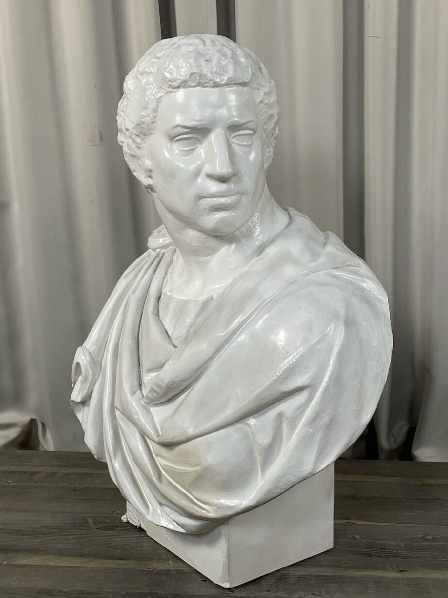 ブルータス 胸像 石膏像 オブジェ 美術品 デッサン XD08 ブルータス 石膏像 胸像 美術 インテリア オブジェ デッサン