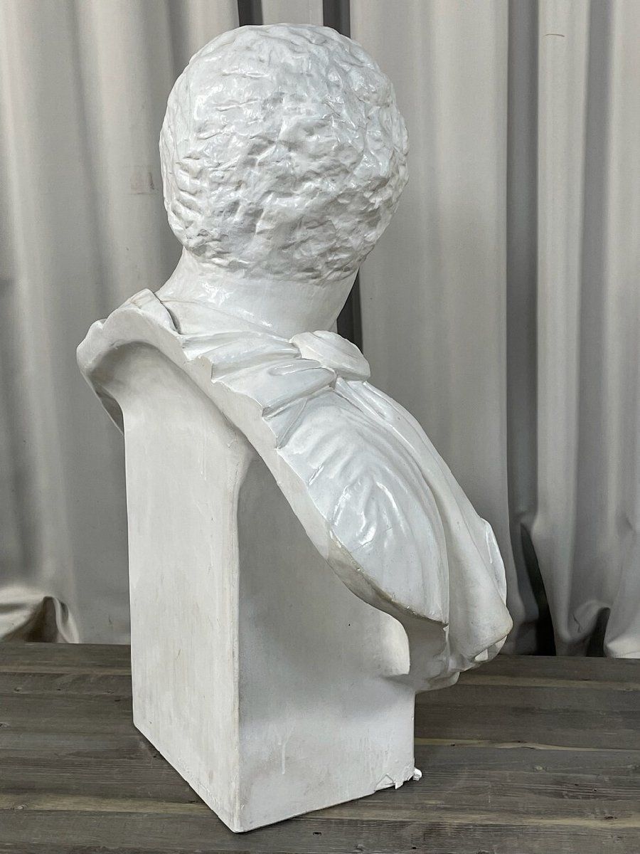 ブルータス　石膏像　オブジェ　美大インテリア芸大デッサン千葉県 XD08 ブルータス 石膏像 胸像 美術 インテリア オブジェ デッサン